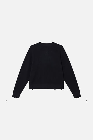 Knitted Waffle Henley