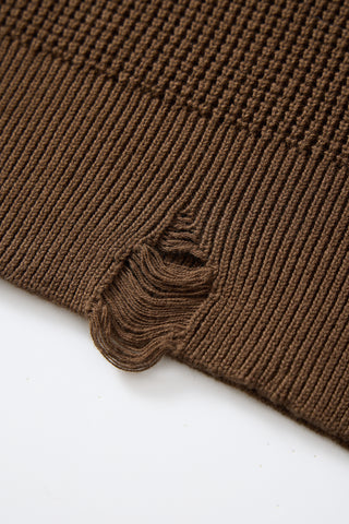 Knitted Waffle Henley