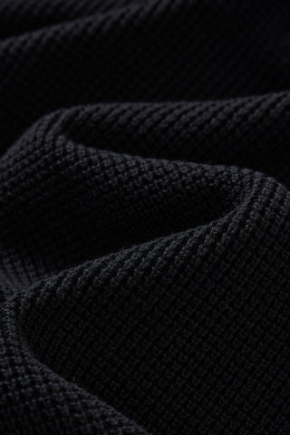 Knitted Waffle Henley